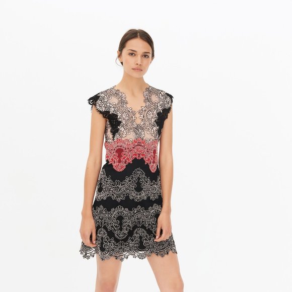 Sandro Isobel Lace Dress - Picture 1 of 4